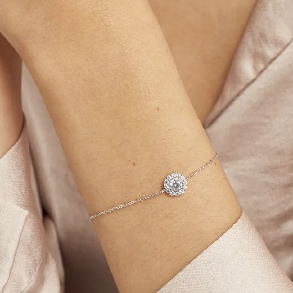 Clearance Histoire d'Or Bracelet Princess Argent Blanc Oxyde De Zirconium