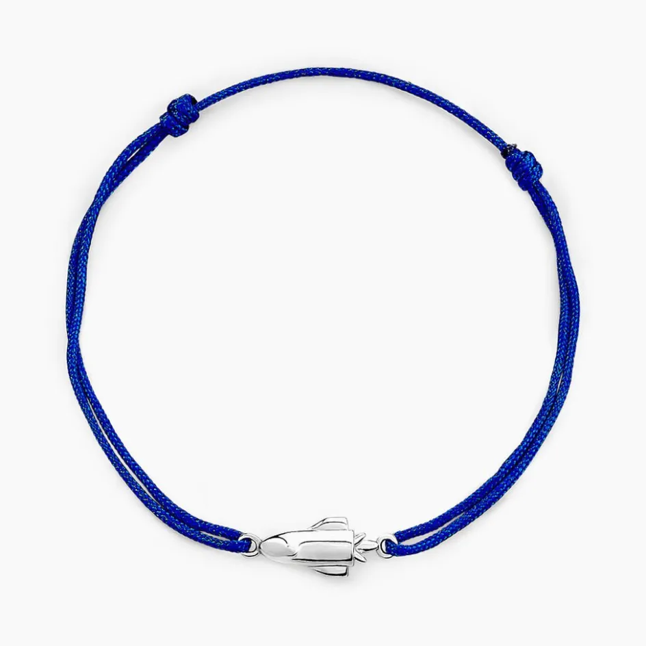 Outlet Histoire d'Or Bracelet Raven Argent Blanc