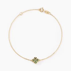 Histoire d'Or Bracelet Rosalite Or Jaune Malachite* Bracelets