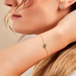 Histoire d'Or Bracelet Rosalite Or Jaune Malachite* Bracelets