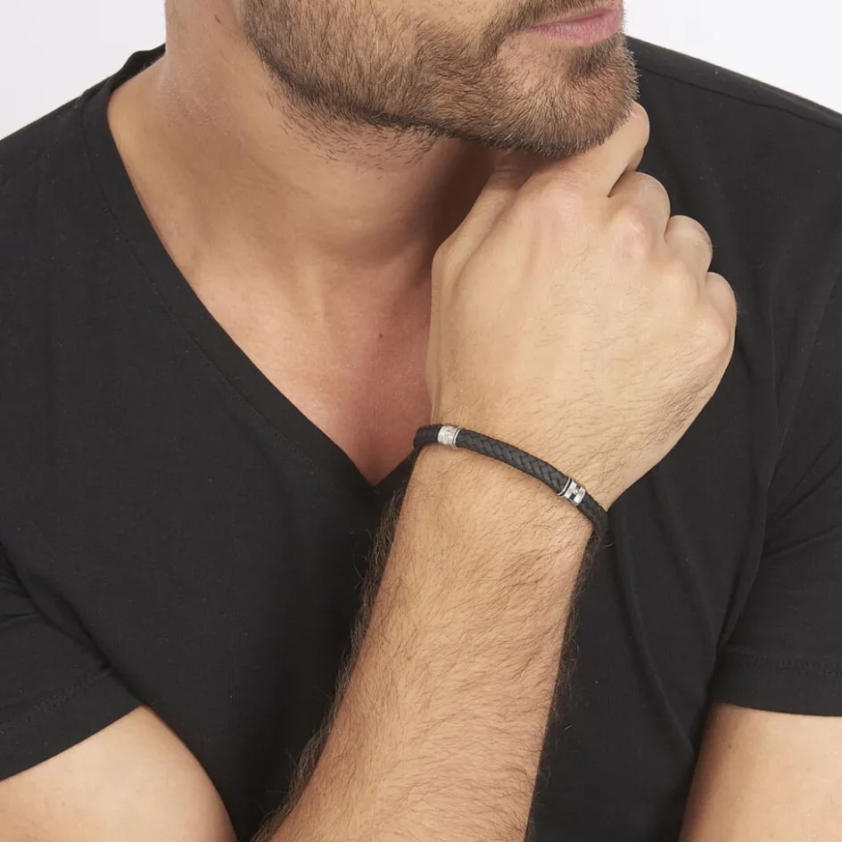 Clearance JOURDAN Bracelet Selwaae Or Acier Bicolore