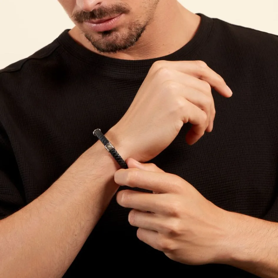 Clearance JOURDAN Bracelet Selwaae Or Acier Bicolore