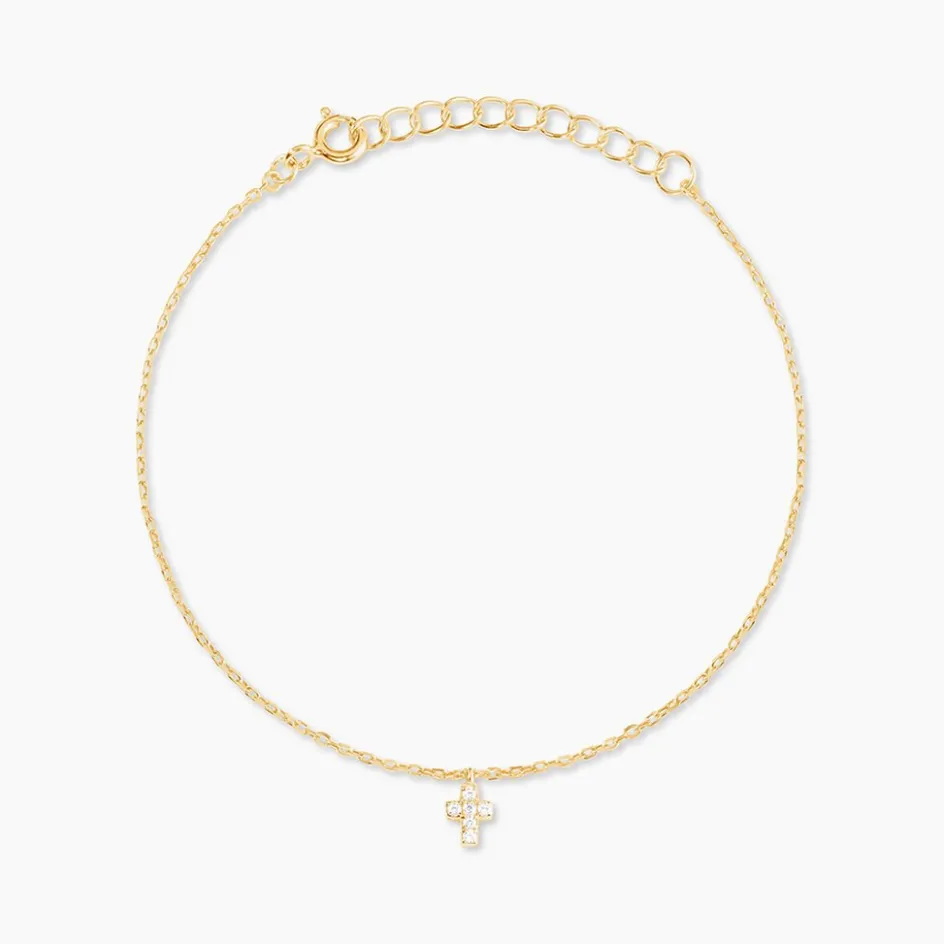 Discount Histoire d'Or Bracelet Siem Argent Jaune Oxyde De Zirconium