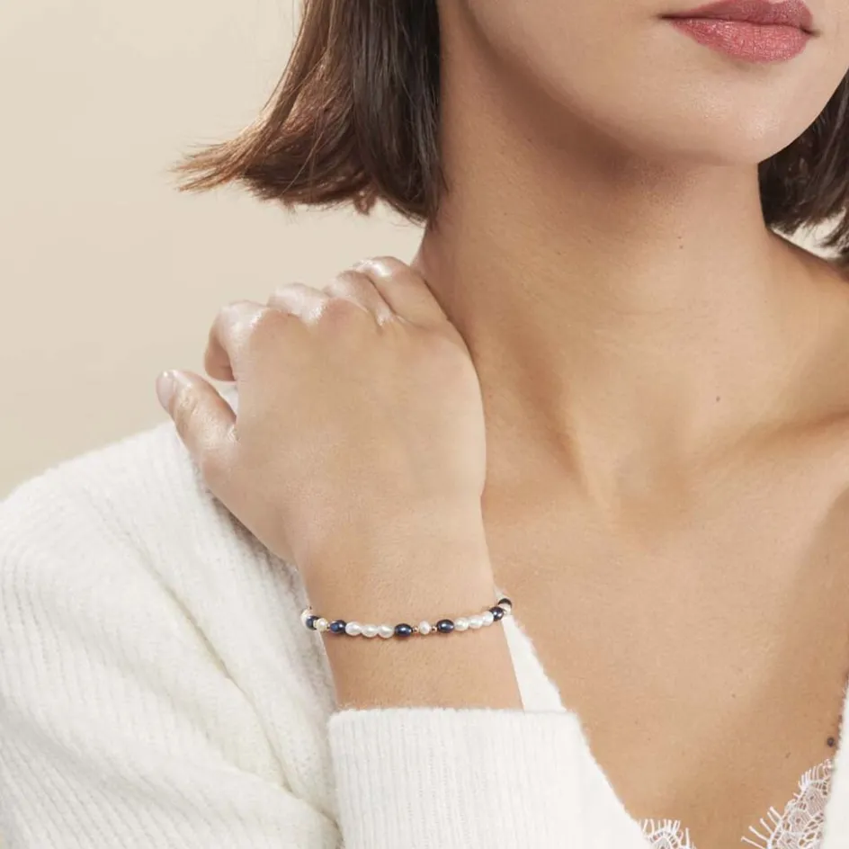 Sale Histoire d'Or Bracelet Sissie Or Jaune Perle De Culture