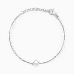 Clearance Histoire d'Or Bracelet Sixties Argent Blanc