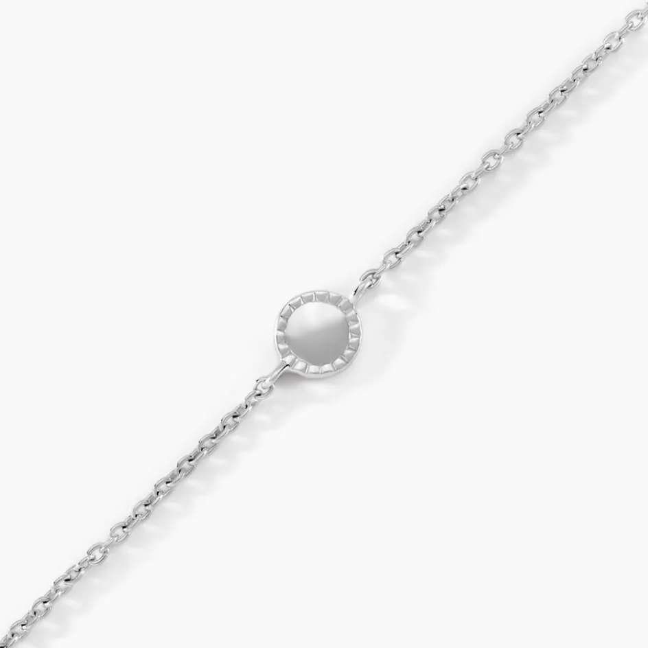 Clearance Histoire d'Or Bracelet Sixties Argent Blanc