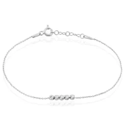 Sale Histoire d'Or Bracelet Soukamba Argent Blanc