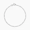 Outlet Histoire d'Or Bracelet Tessie Argent Blanc