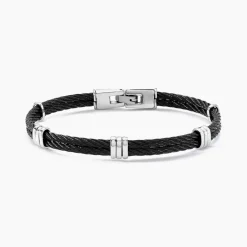 Discount Histoire d'Or Bracelet Thomas Acier Blanc