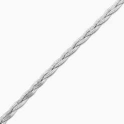 Sale Histoire d'Or Bracelet Tissia Argent Blanc