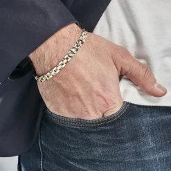 Sale Histoire d'Or Bracelet Tom acier bicolore