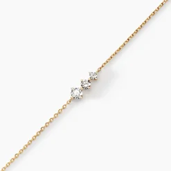 Sale Histoire d'Or Bracelet Tryphena Or Jaune Diamant Synthétique