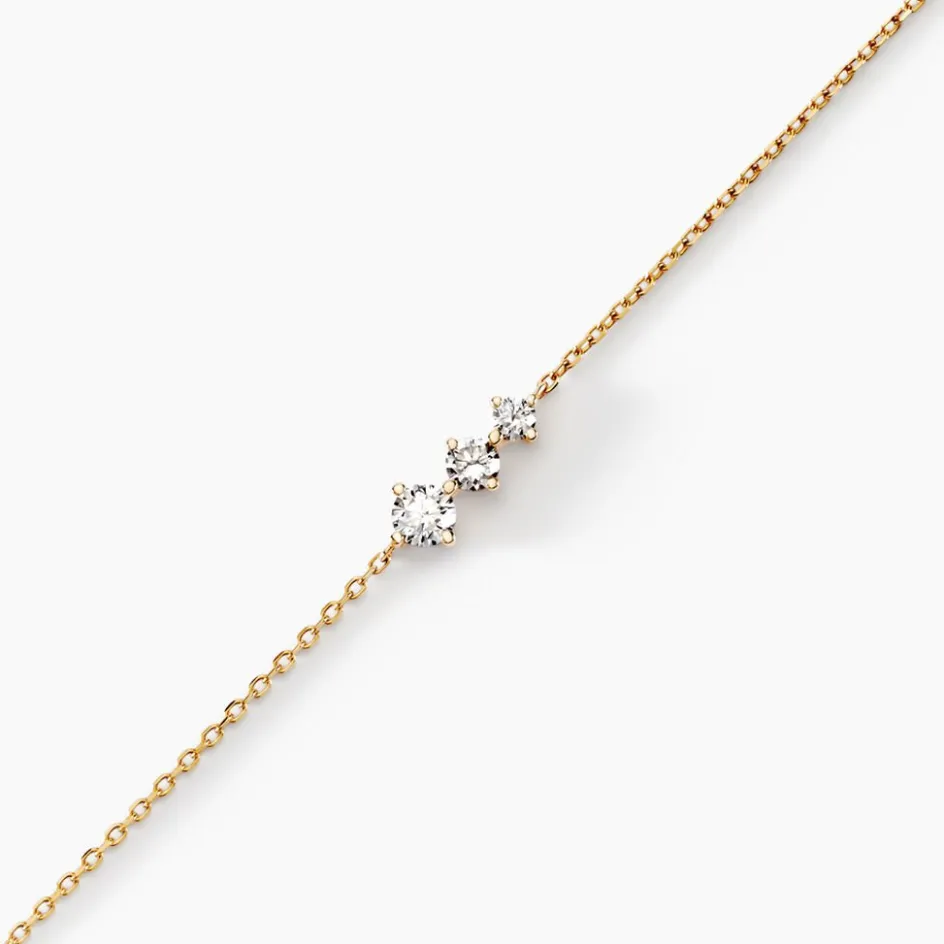 Sale Histoire d'Or Bracelet Tryphena Or Jaune Diamant Synthétique
