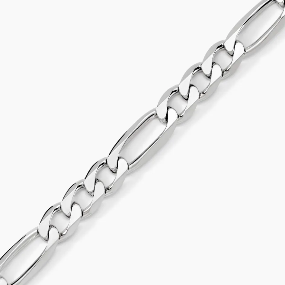 Sale Histoire d'Or Bracelet Vivian Maille Alternee 1/3 Argent Blanc