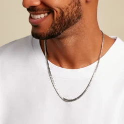 Clearance Histoire d'Or Chaine Marin Acier Blanc