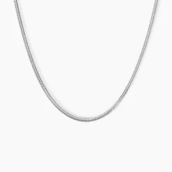 Best Histoire d'Or Chaine Nino Argent Blanc