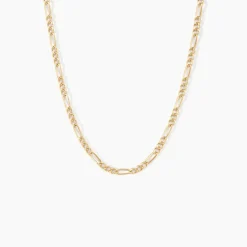 Sale Histoire d'Or Chaîne Cameo Maille Alternee 1/3 or jaune