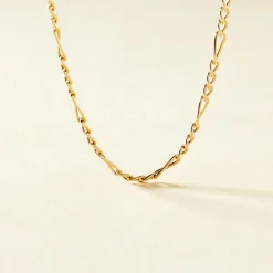 Sale Histoire d'Or Chaîne Cameo Maille Alternee 1/3 or jaune