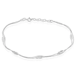 Sale Histoire d'Or Chaîne De Cheville Hannen Argent Blanc