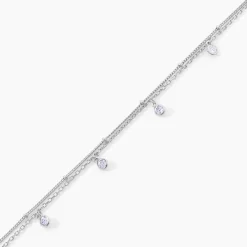 Histoire d'Or Chaîne De Cheville Heidi Argent Blanc Oxyde De Zirconium* Autres Bijoux|Bracelets