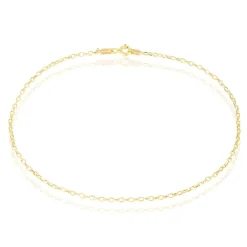 Discount Histoire d'Or Chaîne De Cheville Maille Jaseron Or Jaune