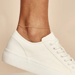 Discount Histoire d'Or Chaîne De Cheville Maille Jaseron Or Jaune