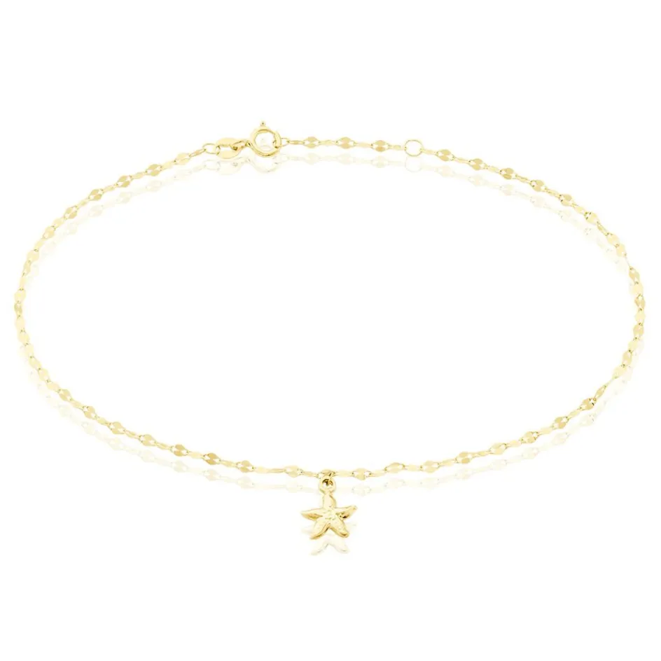 Discount Histoire d'Or Chaîne De Cheville Stavros Or Jaune