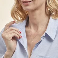 Histoire d'Or Chaîne Igoa Maille Forçat Diamantee* Colliers|Colliers