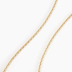 Best Histoire d'Or Chaîne Igoa Maille Forçat Diamantee Or Jaune