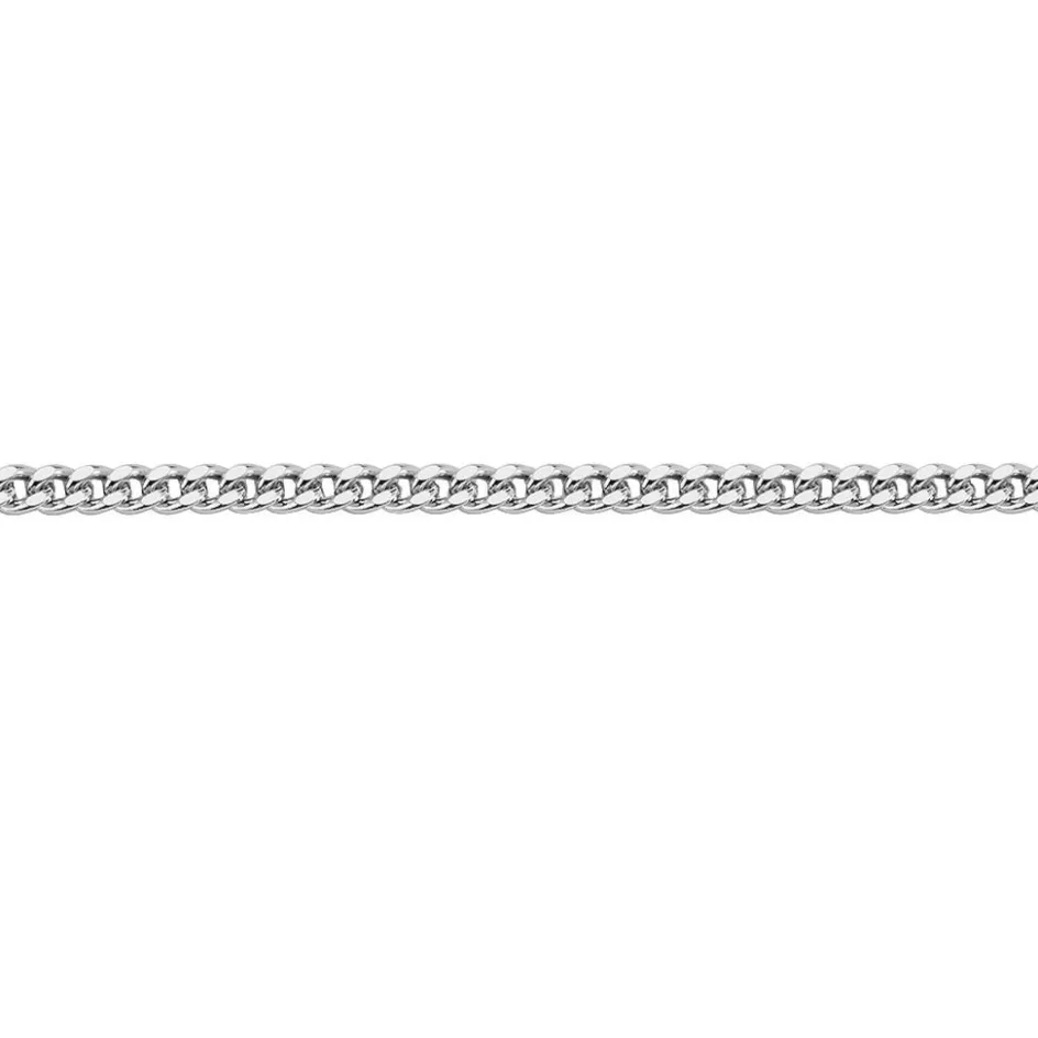 Online Histoire d'Or Chaîne Imad Maille Gourmette or blanc