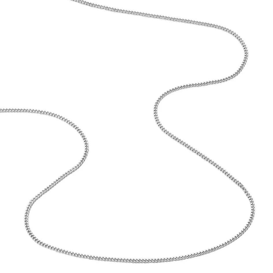 Online Histoire d'Or Chaîne Imad Maille Gourmette or blanc