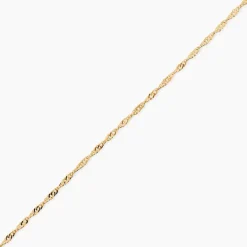 Outlet Histoire d'Or Chaîne Imanie Maille Singapour Or Jaune