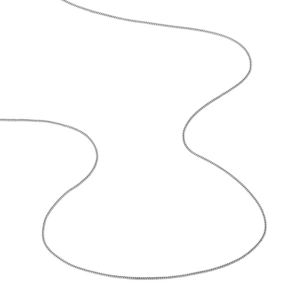 Online Histoire d'Or Chaîne Iris Maille Gourmette or blanc