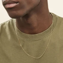 Clearance Histoire d'Or Chaîne Ixia Maille Gourmette Diamantee Or Jaune