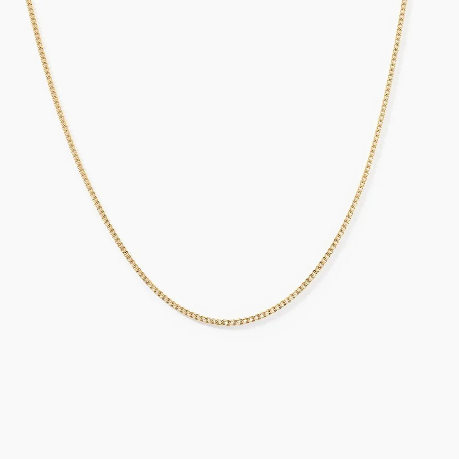 Outlet Histoire d'Or Chaîne Ixia Maille Gourmette Diamantee Or Jaune