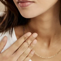 Best Histoire d'Or Chaîne Mayson Or Jaune Maille Cheval