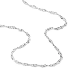 Outlet Histoire d'Or Chaîne Olaae Maills Singapour Or Blanc