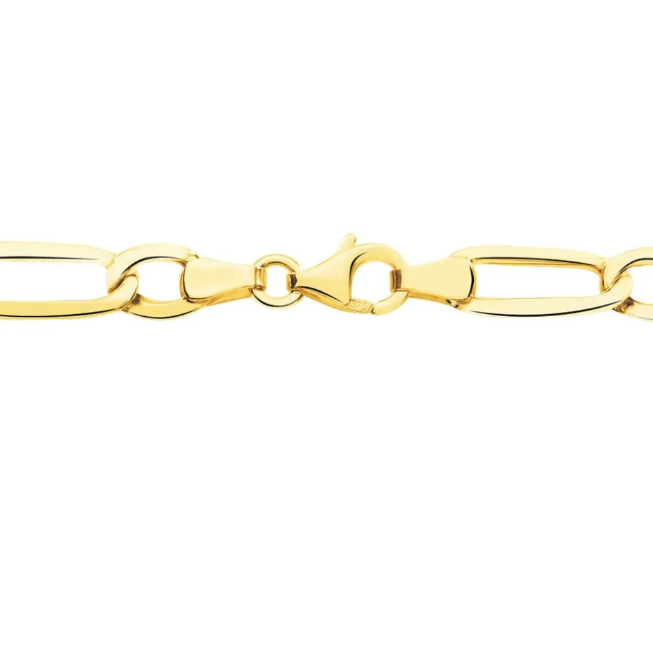 Histoire d'Or Chaîne Ophelio Maille Alternee 1/1 or jaune