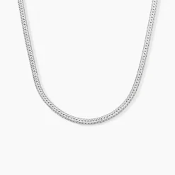 Sale Histoire d'Or Chaîne Thiane Argent Blanc