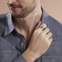 Clearance Histoire d'Or Chevalière Argent Argent Terrence