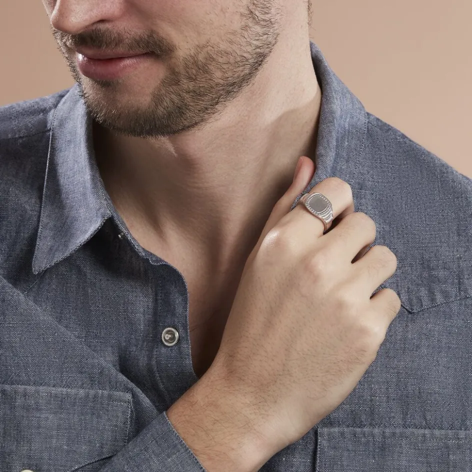 Clearance Histoire d'Or Chevalière Argent Argent Terrence