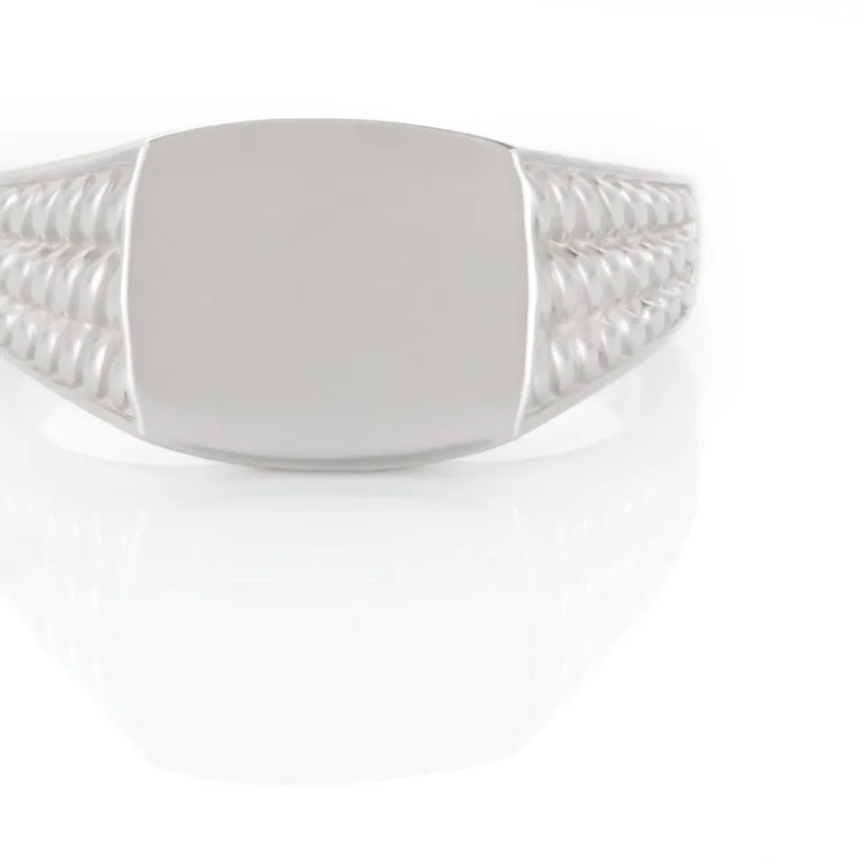 Online Histoire d'Or Chevalière Argent Blanc Charites