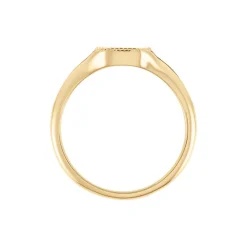 Online Histoire d'Or Chevalière Aviv Plaqué Or Jaune