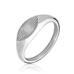 Sale Histoire d'Or Chevalière Dalia Argent Blanc