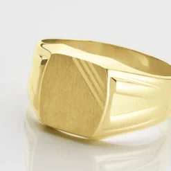 Discount Histoire d'Or Chevalière Goliath Carree Diamantee Or Jaune