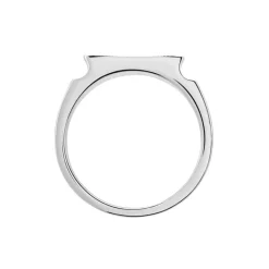 Discount Histoire d'Or Chevalière Hosea Argent Blanc