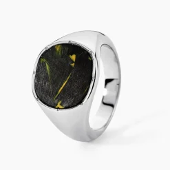 JOURDAN Chevalière Edom Acier Argenté* Bagues|Bagues Sans Pierre