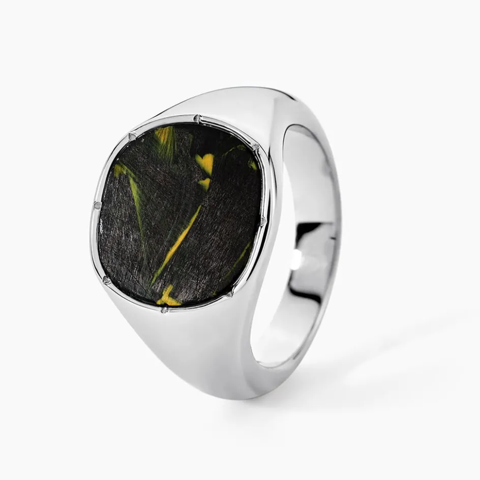 JOURDAN Chevalière Edom Acier Argenté* Bagues|Bagues Sans Pierre