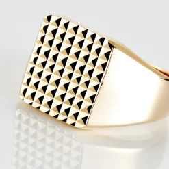 Online Histoire d'Or Chevalière Plaqué Or Corentin