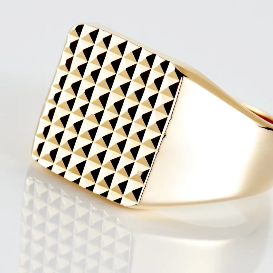 Online Histoire d'Or Chevalière Plaqué Or Corentin